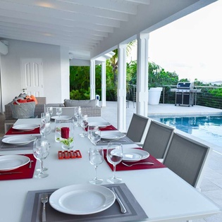 Terrace at WV ACR, Vitet, St. Barthelemy