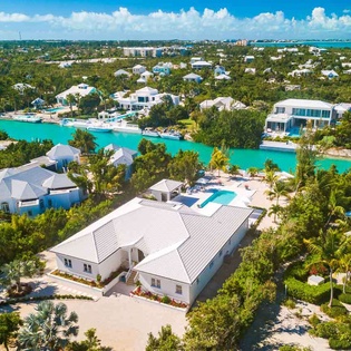 Aerial photo of TC SGR, Leeward, Turks & Caicos