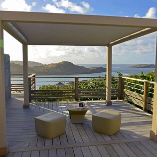Deck at WV LAR, Petit Cul de Sac, St. Barthelemy