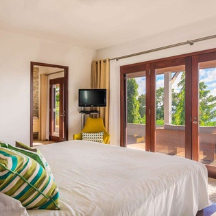 Bedroom at WV MER, Gouverneur, St. Barthelemy