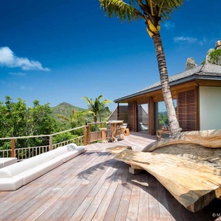 Deck at WV IXF, St. Jean, St. Barthelemy