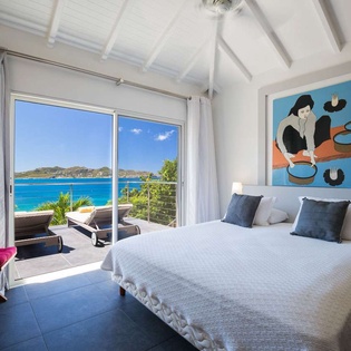 Bedroom at WV AUS, Pointe Milou, St. Barthelemy