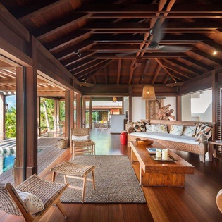 Living Room at WV BAY, Pointe Milou, St. Barthelemy