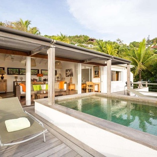 Deck at WV BOU, Pointe Milou, St. Barthelemy