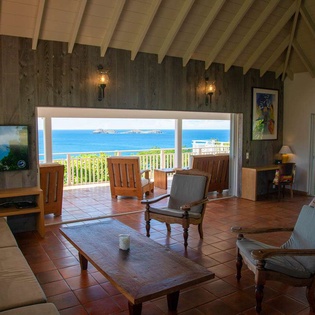 Living Room at WV CAR, Lorient, St. Barthelemy