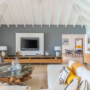 Living Room at WV ISI, St. Jean, St. Barthelemy