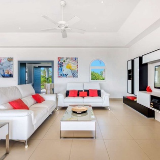 Living Room at SXM JUP, Hillside/Terres Basses, St. Martin