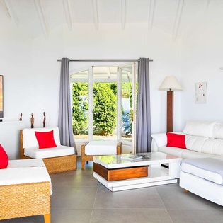Living Room at WV TAN, Colombier, St. Barthelemy