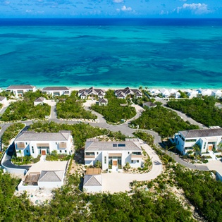 Aerial photo of TC BEO4, Babalua Beach, Turks & Caicos