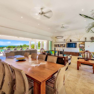 Dining Room at SXM AMB, Hillside/Terres Basses, St. Martin