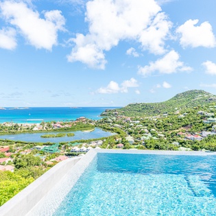 Villa Pool at WV VOB, St. Jean, St. Barthelemy