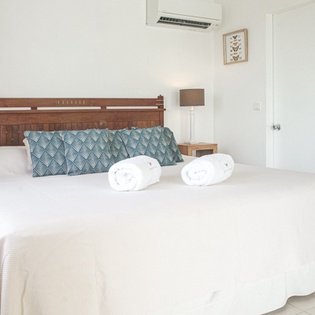 Bedroom at WV REL, St. Jean, St. Barthelemy