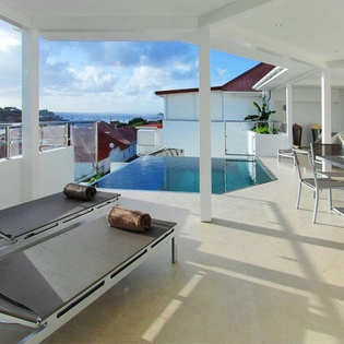 Villa Pool at WV ROS, Gustavia, St. Barthelemy