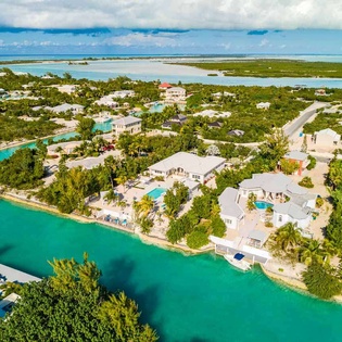 Aerial photo of TC SGR, Leeward, Turks & Caicos