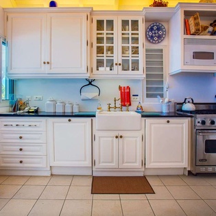 Kitchen at WV FRE, Pointe Milou, St. Barthelemy