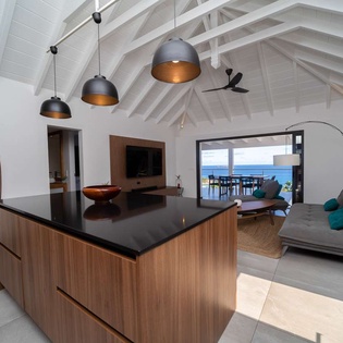 Kitchen at WV RID, Anse des Cayes, St. Barthelemy