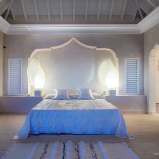 Bedroom at WV SHE, Corossol, St. Barthelemy