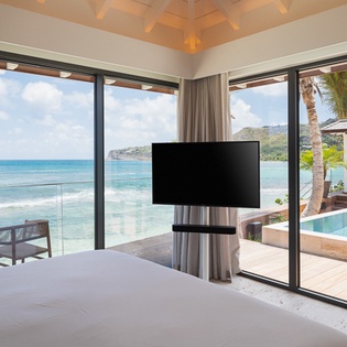 Bedroom at WV CTL, Lorient Beach, St. Barthelemy