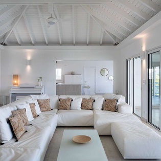 Living Room at WV MLA, Marigot, St. Barthelemy