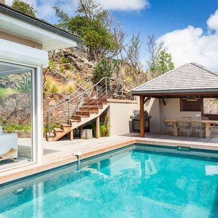 Villa Pool at WV ZUL, Vitet, St. Barthelemy