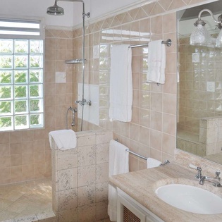 Bathroom at PIE CPR, Hillside/Terres Basses, St. Martin