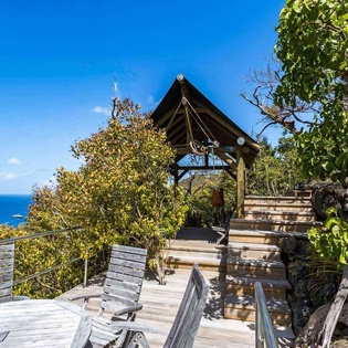 Gazebo at WV KAN, Colombier, St. Barthelemy