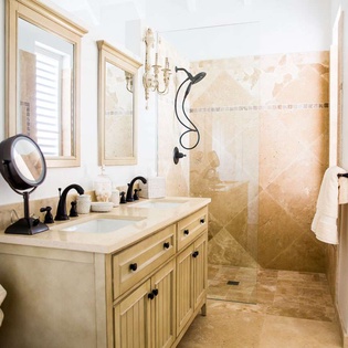 Bathroom at TC PW, Long Bay Beach, Turks & Caicos