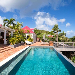 Villa Pool at WV PAS, Lurin, St. Barthelemy