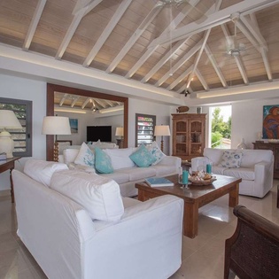 Living Room at WV GEA, Petite Saline, St. Barthelemy