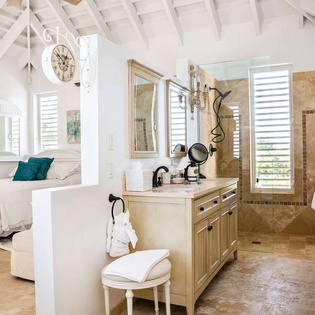 Bathroom at TC PW, Long Bay Beach, Turks & Caicos