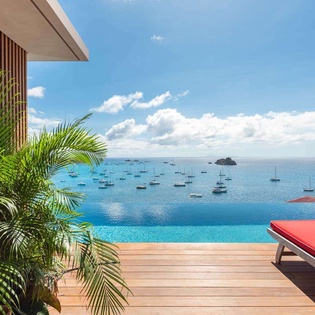 Deck at WV BCA, Corossol, St. Barthelemy