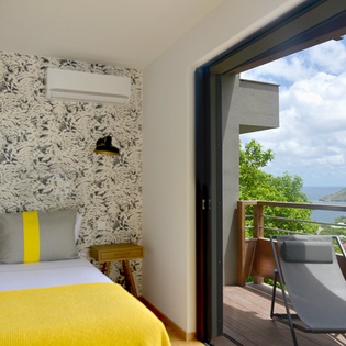 Bedroom at WV APK, Flamands, St. Barthelemy