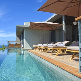 Villa Pool at WV EDU, Lurin, St. Barthelemy