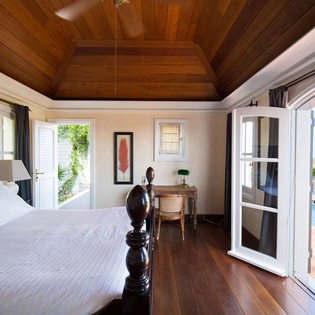 Bedroom at WV PAS, Lurin, St. Barthelemy