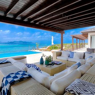 Veranda at AXA KAM1, Little Harbour, Anguilla