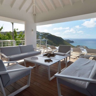 Terrace at WV TSO, Colombier, St. Barthelemy