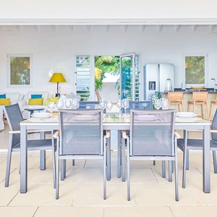 Dining Room at WV ANK, Colombier, St. Barthelemy