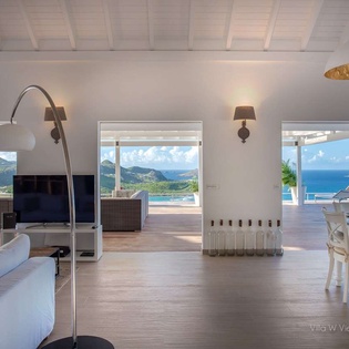 Living Room at WV IEW, St. Jean, St. Barthelemy