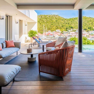 Terrace at WV PVL, Gustavia, St. Barthelemy