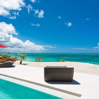 Patio at PL KAN, Grace Bay Turtle Cove, Turks & Caicos