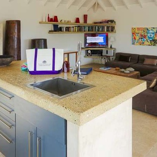 Kitchen at WV ABT, Anse des Cayes, St. Barthelemy