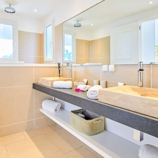 Bathroom at WV ANK, Colombier, St. Barthelemy