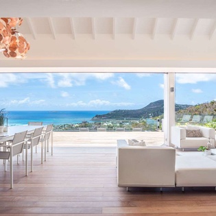 Living Room at WV BST, Lurin, St. Barthelemy