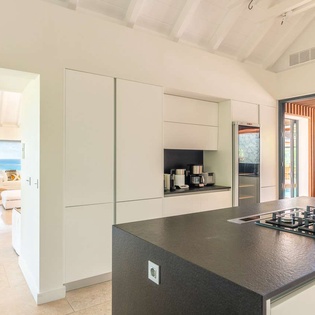 Kitchen at WV FLY, Anse des Cayes, St. Barthelemy