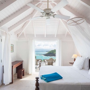 Bedroom at WV MBA, Pointe Milou, St. Barthelemy