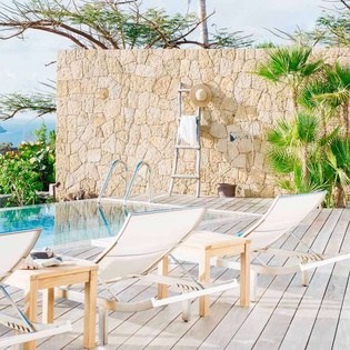 Deck at WV MRI, Camaruche, St. Barthelemy
