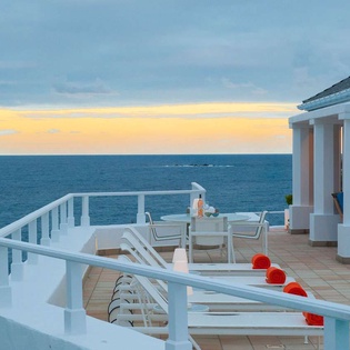 Deck at WV MOZ, Pointe Milou, St. Barthelemy