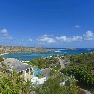 The view from WV LAR, Petit Cul de Sac, St. Barthelemy