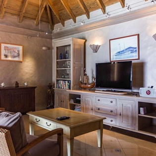 Living Room at WV KAN, Colombier, St. Barthelemy