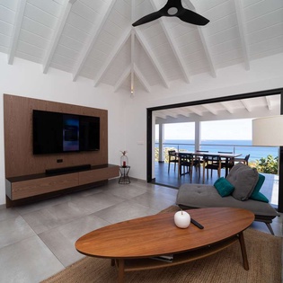 Living Room at WV RID, Anse des Cayes, St. Barthelemy